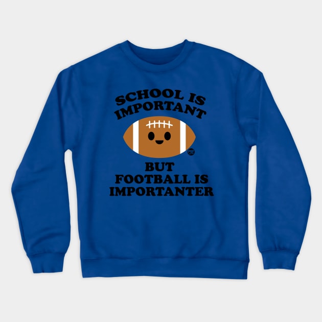 FOOTBALL Crewneck Sweatshirt by toddgoldmanart